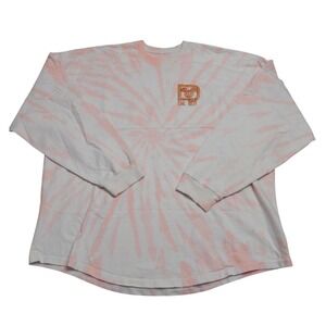 Disney‎ Parks Spirit Jersey Tie Dye Pink White LWalt Disney World Long Sleeve
